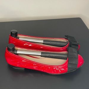 Miumiu red ballet shoes
